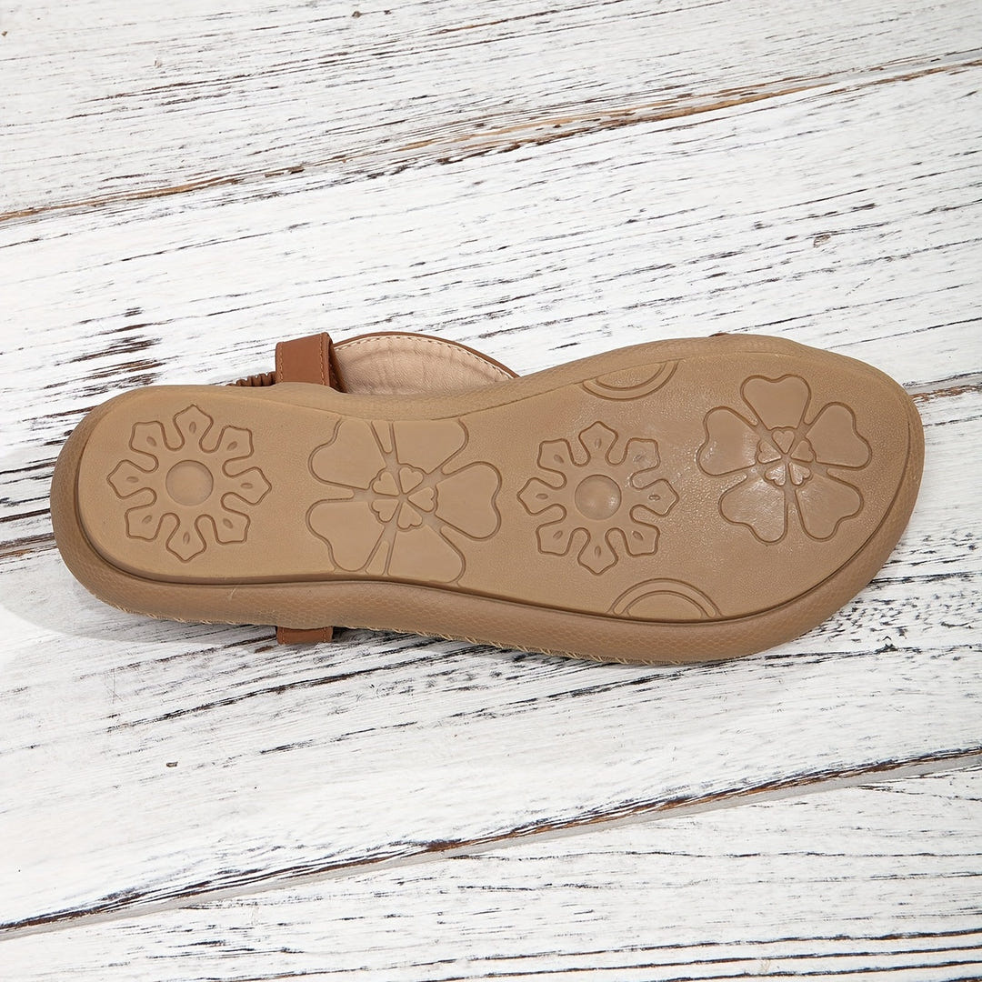 Oonagh | Pearl-Detail Comfort Sandals