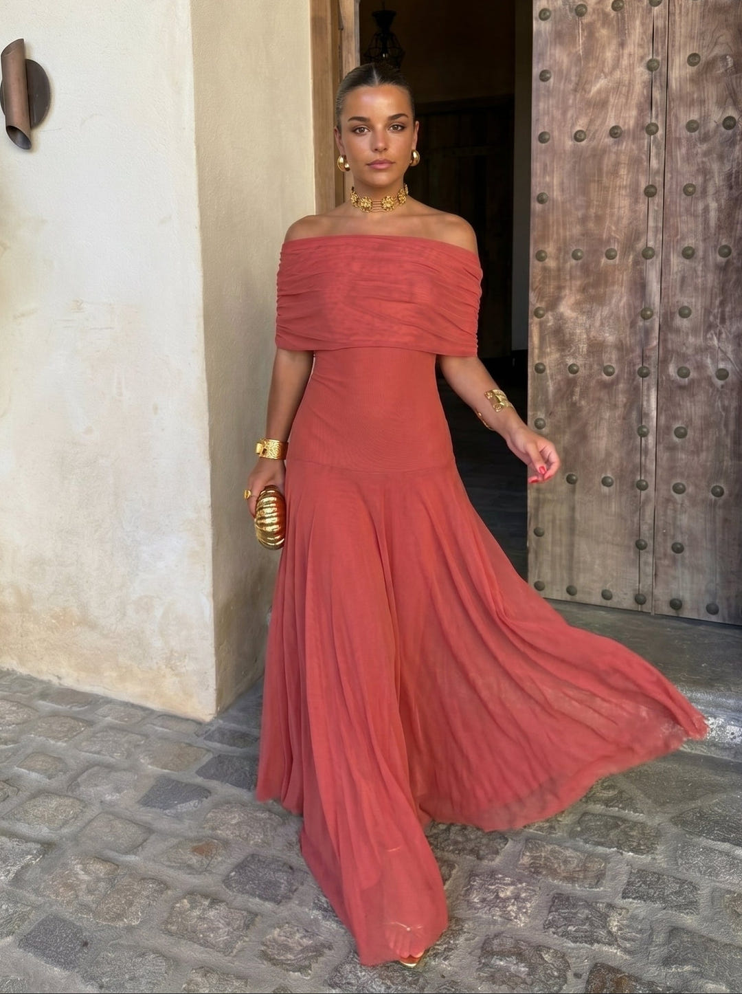 Zena | Silk Tulle Gown