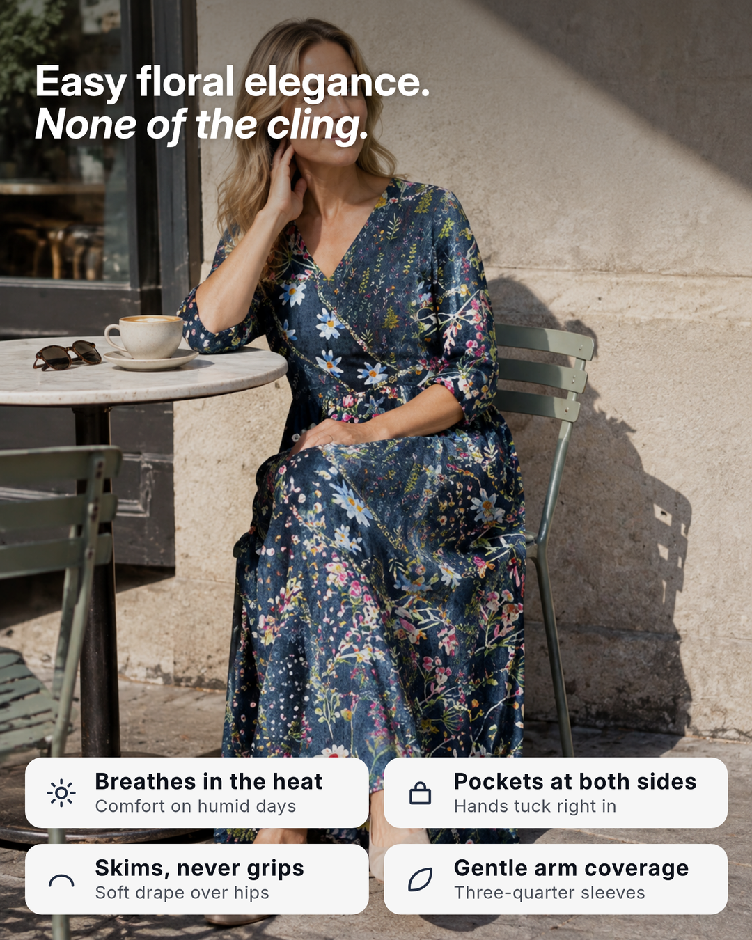 Carlene | Floral Summer Midi Dress benefits