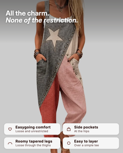 Catherine | Patchwork Dungarees Vintage benefits