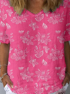 Trudy | Blooming Brushstrokes Tee