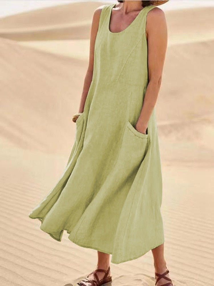 Leni | Breezy Midi Dress