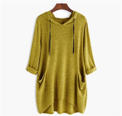 Orla | Elegant Draped Sweatshirt