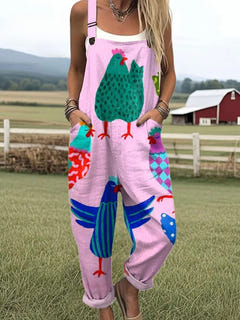 Rio | Relaxed Cotton Blend Dungarees