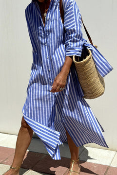 Elizabeth | Striped Shirt Dress