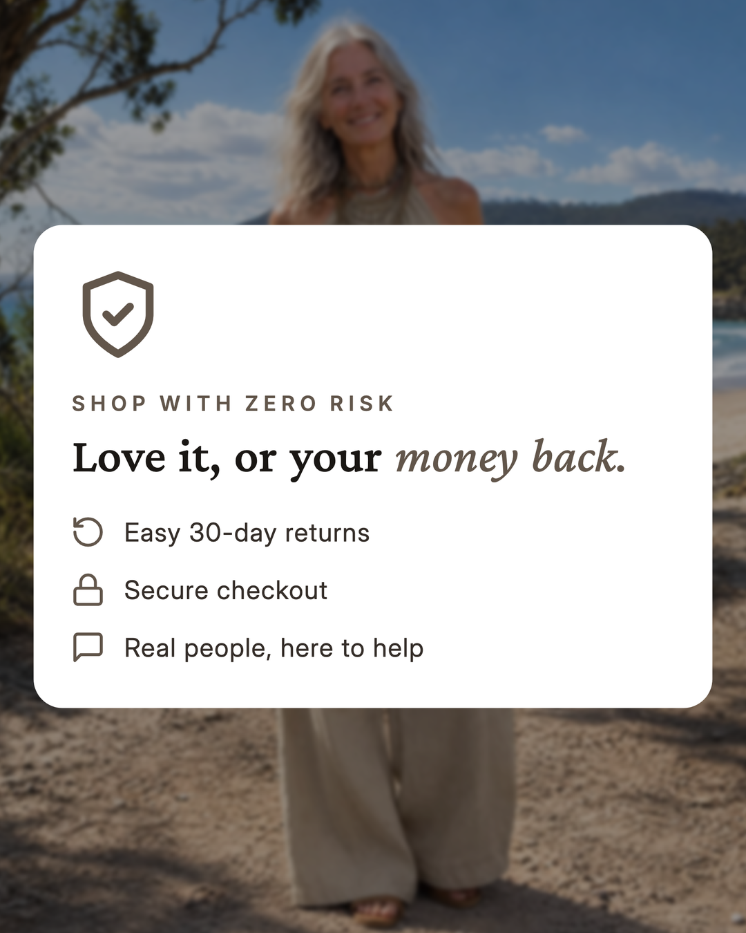 Dagny | Halter-Neck Smocked Linen Jumpsuit money-back guarantee