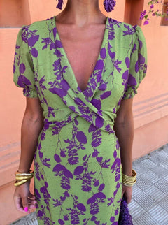 Rnona | Breezy Floral Midi Dress