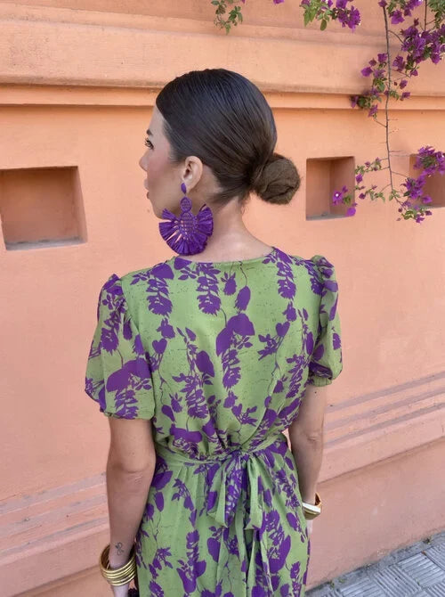Rnona | Breezy Floral Midi Dress