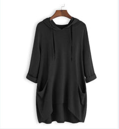 Orla | Elegant Draped Sweatshirt
