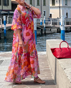 Senta | Graceful Vibrant Dress