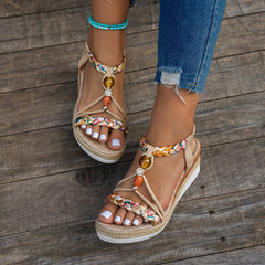 Mina | Boho Woven Sandals