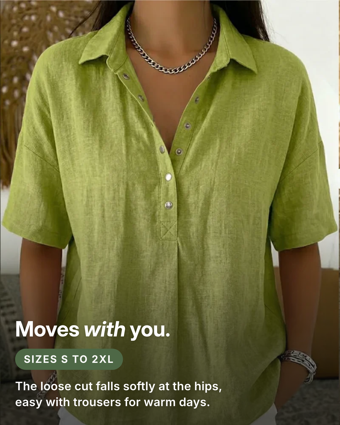 Didi | Everyday Collared Blouse fit and sizes