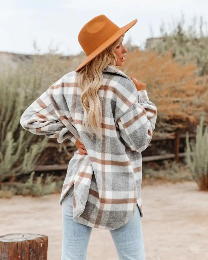 Pippa | Elegant Plaid Shirt