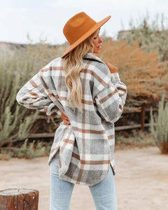 Pippa | Elegant Plaid Shirt