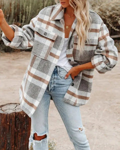 Pippa | Elegant Plaid Shirt
