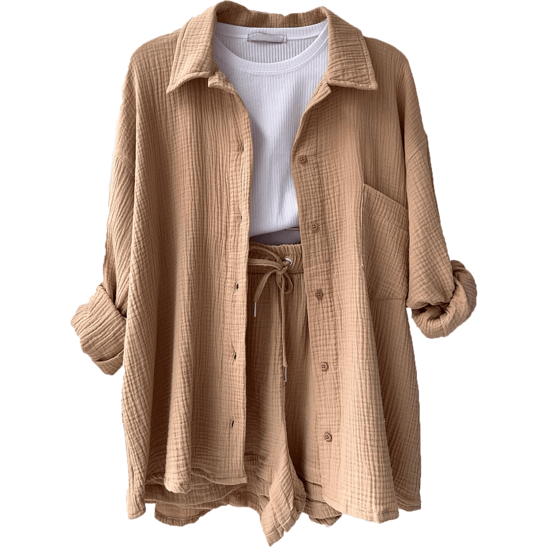 Rleta | Cotton Two-Piece Pyjama Set