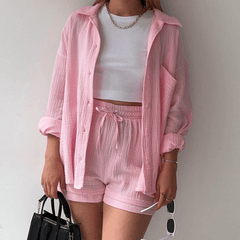 Rleta | Cotton Two-Piece Pyjama Set