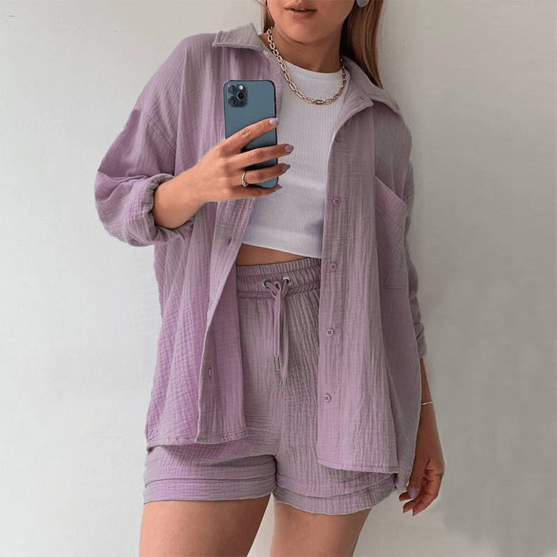 Rleta | Cotton Two-Piece Pyjama Set