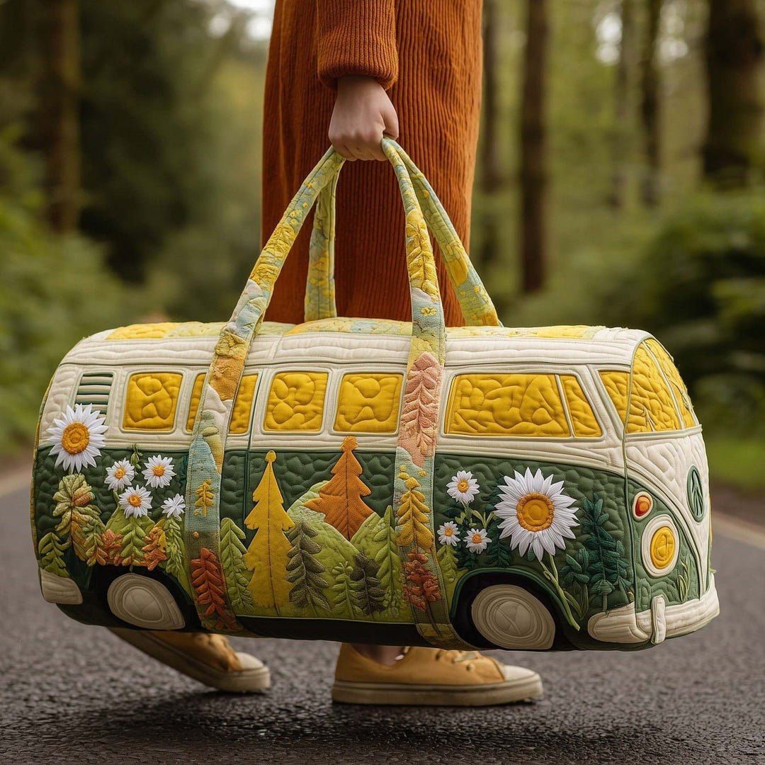 Vanya | Quilted Travel Duffle Bag