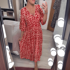 Gobnait | Boho Printed Maxi Dress