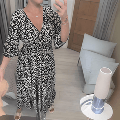 Gobnait | Boho Printed Maxi Dress