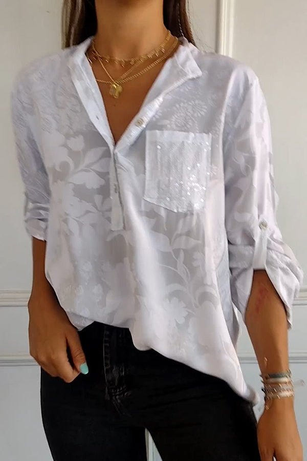 Victoria | Elegant Sequin Top