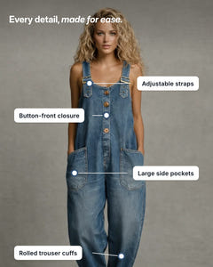 Relaxed Utility Jumpsuit details