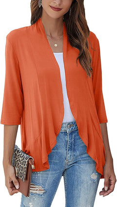 Drew | Lightweight Open-Front Cardigan