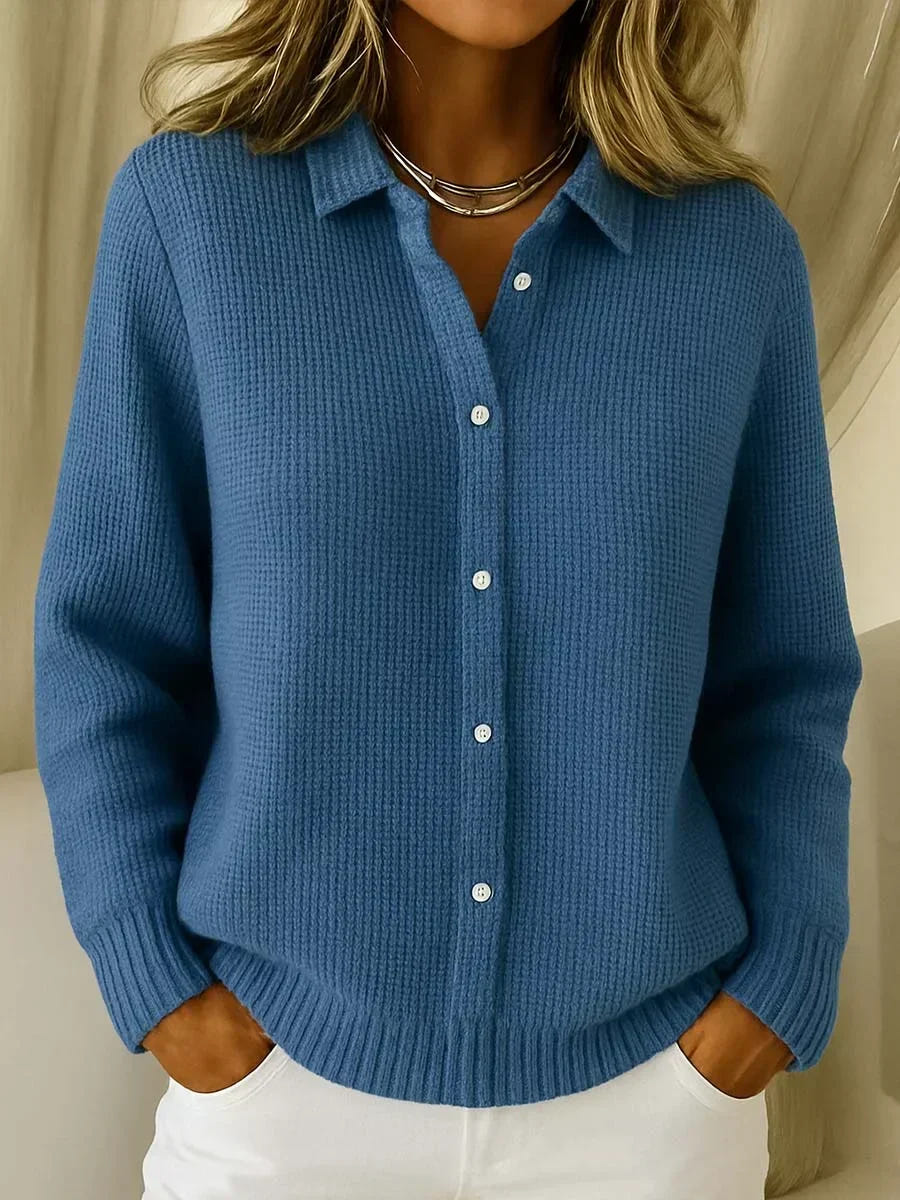 Karel | Textured Knit Button Cardigan