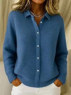 Karel | Textured Knit Button Cardigan