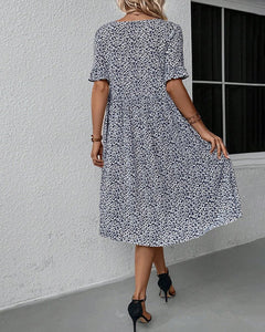 Vera | Elegant Bloom Midi Dress