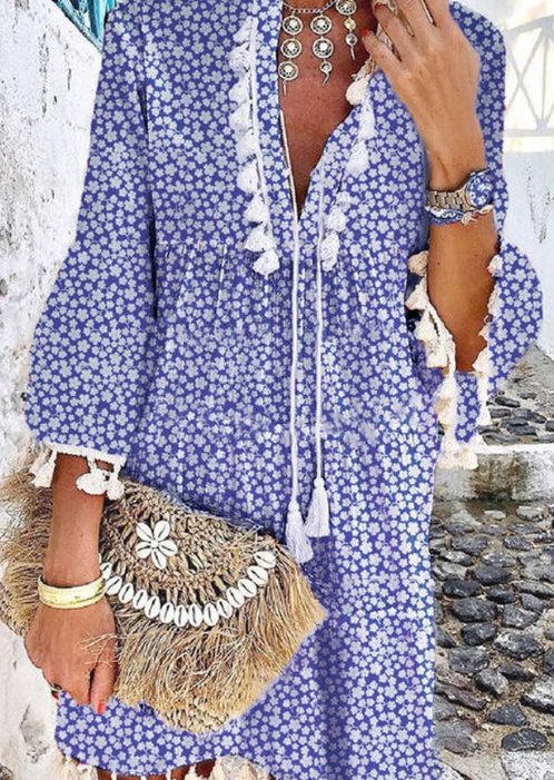Nest | Azure Grace Mini Dress
