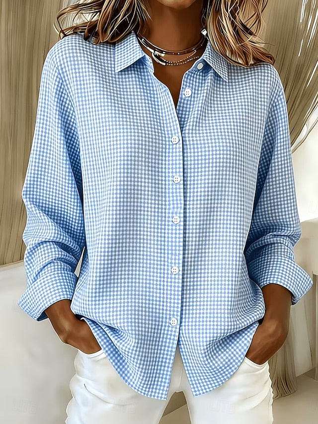 Ida-May | Relaxed Gingham Blouse