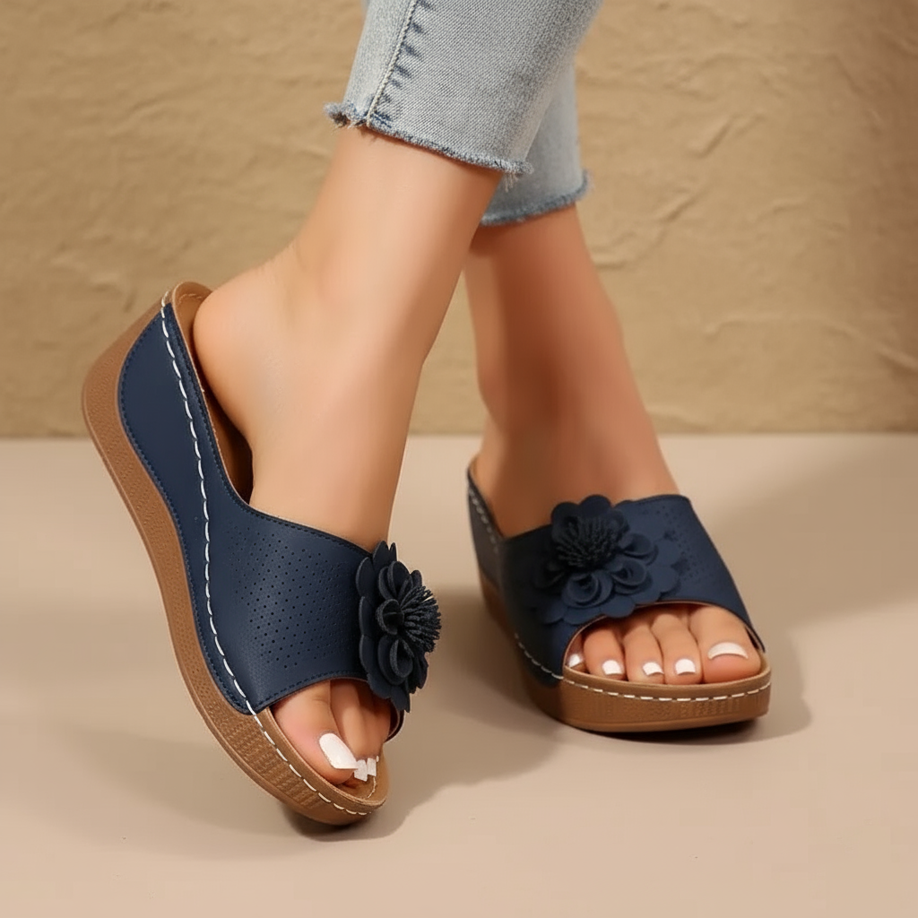 Vnona | Ergonomic Floral Sandal