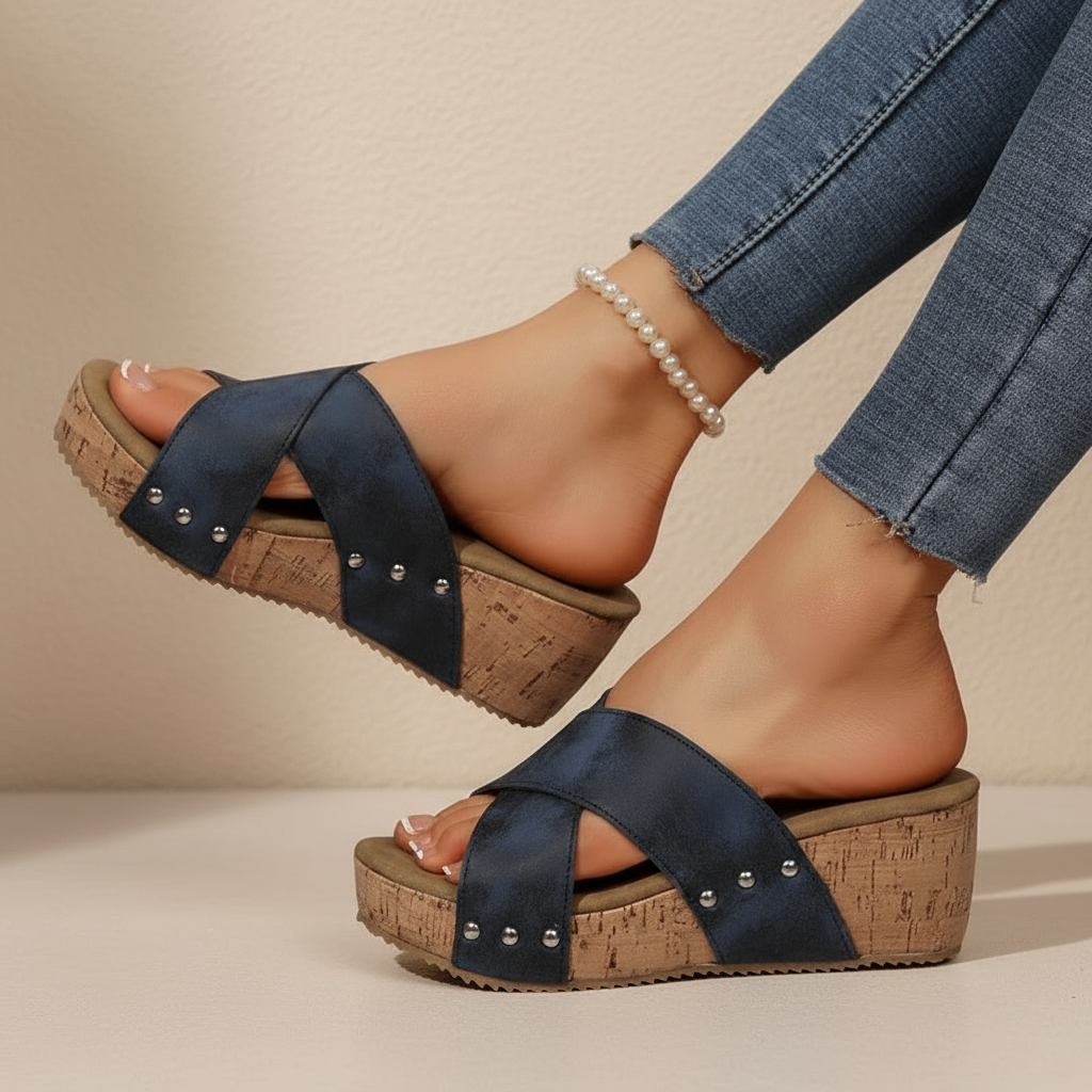 Nellie | Boho Wedge Sandal