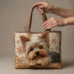 Nicci | Padded Wave-Stitch Tote