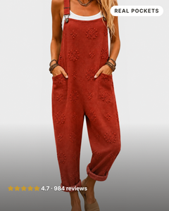 Galina | Comfort Overalls Brick Red