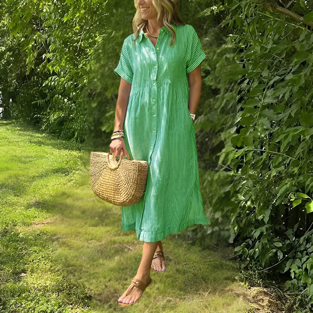 Dearbhail | Flattering Striped Dress