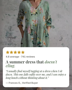 Halcyon | Floral Summer Dress five star customer review