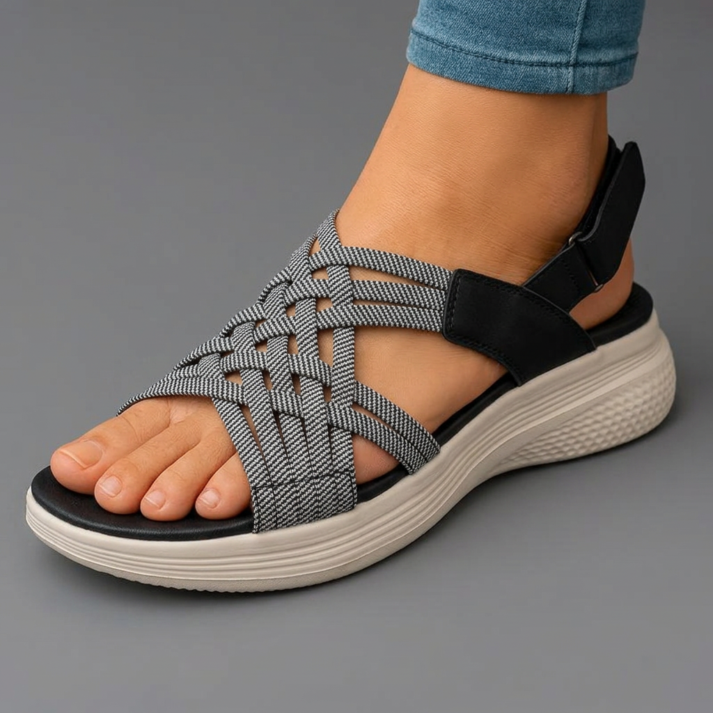 Tillie | Woven Comfort Sandals