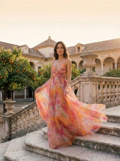 Zanna | Silk Maxi Dress
