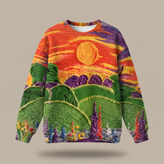 Tamsen | Sunburst Landscape Sweater
