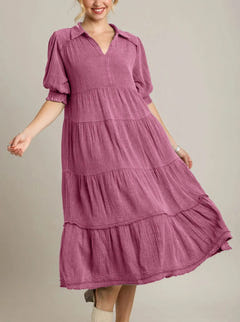 Andrea | Tiered Maxi Dress