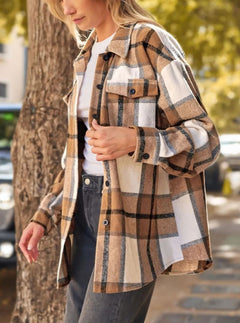 Aine | Plaid Shacket Cosy