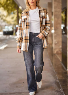 Aine | Plaid Shacket Cosy