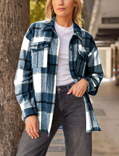 Aine | Plaid Shacket Cosy
