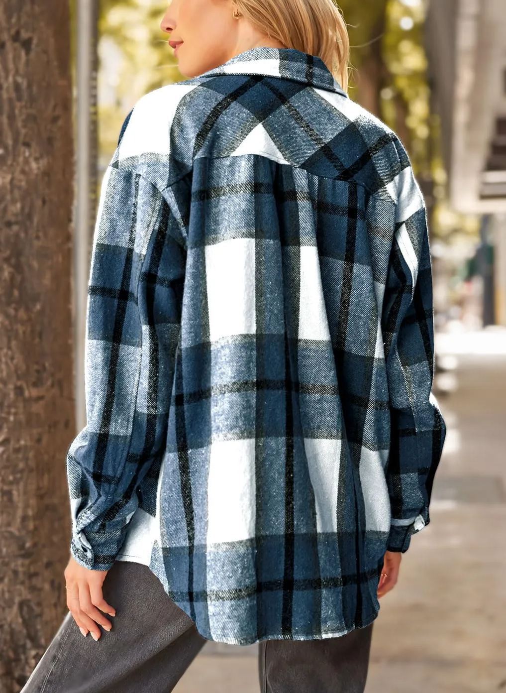 Aine | Plaid Shacket Cosy