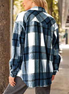Aine | Plaid Shacket Cosy