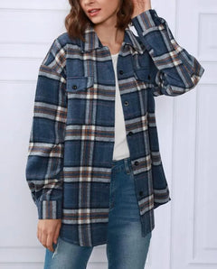 Aine | Plaid Shacket Cosy