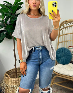 Betty | Knit Oversized Top